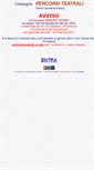 Mobile Screenshot of percorsiteatrali.org